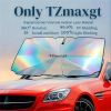 2025 Upgraded U.S. General Purpose Version Rainbow Umbrella Car Windshield Sunshade - UV Blocking, Heat Insulating, Scratch Resistant Handle, 10 Layer