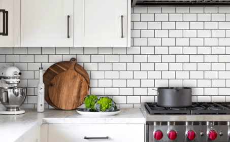 10pcs, Marble Peel and Stick Backsplash Tiles for Kitchen Walls Bathroom Countertops, 12 Inch*12 Inch, Adhesive Glazed Ceramic Surface,rproof, Heat Re