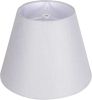 White Lamp Shade, ALUCSET Barrel TC Cloth Small Lampshade for Table Lamp and Floor Light