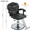Classic Reclining barber Chair Salon Chair for Hair Stylist with Heavy Duty Hydraulic Pump, 360Â° Rotation, Tattoo Chair Shampoo Beauty Salon Equipmen