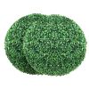 Artificial Topiaries Boxwood Trees, 16' Tall (2 Pieces), Ball-Shape Faux Topiaries Plant, All-year Green Feaux Plant Decorative Balls for Backyard, Ba