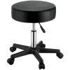 Rolling Stools with Wheels, 400 LBS Weight Capacity Adjustable Height Stool with Ultra-Thick Seat Cushion, Swivel Stools Chair for Salon, Bar, Home, O