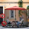 1PC9 -10 Feet Outdoor Umbrella Table Screen Mosquito Bug Insect Net
