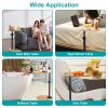 Bath Tub Tray Table, Liftable Freestanding Bamboo Bath Tray Caddy for Tub Against Wall, Bath Table Tray Tub Shelf Bathroom Organizer Shelf for Luxury