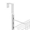 Over the Door Pantry Organizer, 6-Tier Pantry Organization and Storage, Heavy-Duty Steel Hanging Spice Rack, Adjustable Wall Seasoning Shelves, for Ho