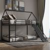Twin over Twin House Bed