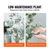 Artificial Eucalyptus Tree, 6 FT Tall Faux Plant, Secure PE Material & Anti-Tip Tilt Protection Low-Maintenance Plant, Lifelike Green Fake Potted Tree