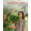 Artificial Ferns, 2 Pcs Fake Hanging Boston Fern Bush Plant with 23 Inch Hanging Length, Plastic Faux Greenery for Indoor and Outdoor Decor, For Wall,