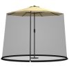 1PC9 -10 Feet Outdoor Umbrella Table Screen Mosquito Bug Insect Net