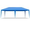 10'x20' Outdoor Party Tent with 6 Removable Sidewalls, Waterproof Canopy Patio Wedding Gazebo, Blue