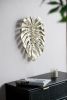 18.9x13.4x1.4" Gold Monstera Leaf Wall DÃ©cor