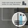 Over the Shower Caddy, with 2 Baskets and Soap Tray, Matte Black