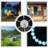 42 LED Solar Flagpole Light Garden Umbrella Light Outdoor Waterproof Landscape Street Flag Pole Lamp For Tent Camping(TK Temu Self Collection)