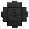 2 In 1 Wall Clock Photo Frame with Quartz Movement, 12 Photo Openings High Transparent Protective Cover ABS Material Back Hook Wall Mount for Living R