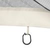 White Replacement Mesh Sidewall Netting for 10' x 12' Gazebos and Canopy Tents with Zippers, (Sidewall Only)