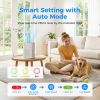 Air Purifier, 3-Stage Filter, 360Â° Intake, 5 Speeds, 24dB Sleep Mode, Timer, White, for Bedroom, Dorm, Office, Off White