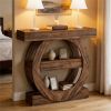 Main console, sofa table, corridor table, decorative rack, with storage rack, rural farmhouse style
