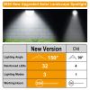 32 LED 800LM Solar Landscape Spotlights, 150Â° Wide Beam Solar Garden Lights with 3 Brightness Modes, IP65 Waterproof Auto On/Off Solar Path Lights fo
