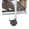5 Tier, 30 Pair, Metal Mesh Shoe Rack