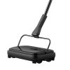 Carpet Sweeper, 7.87 in Sweeping Paths, Floor Sweeper Manual Non Electric, 300 ml Dustbin Capacity with Comb for Home Office Rugs Hardwood Surfaces Wo