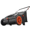 Push Lawn Sweeper, 21inch Leaf & Grass Collector, Strong Plastic Wheels & Heavy Duty Thickened Steel Durable to Use with Large Capacity 3.5 cu. ft. Me