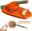 2-in-1 Manual Dough Press and Dumpling Maker - Premium Empanada, Pastry, Pierogi, and Ravioli Press Mold, Easy Kitchen Baking Tool for Fast Handmade P