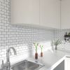 10pcs, Marble Peel and Stick Backsplash Tiles for Kitchen Walls Bathroom Countertops, 12 Inch*12 Inch, Adhesive Glazed Ceramic Surface,rproof, Heat Re