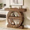 Main console, sofa table, corridor table, decorative rack, with storage rack, rural farmhouse style