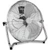 High Velocity Industrial Floor Fan, 3 Speed Heavy Duty Air Circulator with Adjustable Tilt and Metal Blades, Powerful Cooling Fan for Garage, Factory,