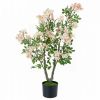 36" Set of 1 Artificial Impatiens Tree with Mini Fruits Silk Flowers Home Decor Faux Plant for Living Room Bedroom Office