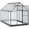 Garden Greenhouse Anthracite 72.24 x 119.49 x 81.50 in