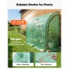 Walk-in Green House, 78 x 39.4 x 78.7 in, Greenhouse with Shelves, High Strength PE Cover with Zipper Door and Steel Frame, Assembly in Minutes, Suita