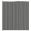 Garden Shed Light Gray 75.6"x75.2"x87.8" Galvanized Steel