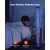 Sensory Bubble Tube Lamp, 4 ft Bubble Fish Tube, Sensory Aquarium Lamp with 10 Floating Fish & 16 Color Effects, Remote Control, Stress Relief Calming