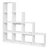 4-layer bookshelf with 2 anti rollover kits, suitable for organizing bookshelves in home offices and decorating living rooms