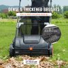 Push Lawn Sweeper, 21inch Leaf & Grass Collector, Strong Plastic Wheels & Heavy Duty Thickened Steel Durable to Use with Large Capacity 3.5 cu. ft. Me
