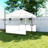Pop up canopy tent, sunshade, carport, pavilion, dark gray