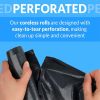 Boxed Disposable Garbage Bag 70 Pieces Puncture Tear Resistant Trash Bags, 39 Gallon Capacity, Multipurpose Cleaning Supplies For Industrial, Garden,