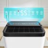 12L Per Day Electric Dehumidifier with Humidity Control, 3 Modes & 2 Fan Speeds, 24H Timer, Automatic Defrost and Drainage Hose, Ideal for Basements,