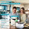 1200ml Tank Steam Cleaner 2500W 3 Bar Hot Steam Output 6 Adjustable Speeds, Complete Multi Function Cleaning Tool Set Foldable Handle Extended Hose Co