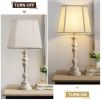 Rectangle Lamp Shades Set of 2, 10.5" x 10"x 13" Medium Cut Corner Beige Lampshades Natural Linen Hand Crafted