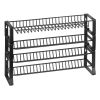 Detachable Spice Rack Organizer for Cabinet, 4 Tie Stackable Seasoning Organizer, Spice Jars Kitchen Storage for Countertop Kitchen Pantry Cupboard, 1