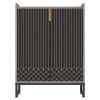 Modern Shoe Cabinet with Doors, 5-Tier Modern Shoe Rack Organizer