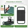 Foldable Garden Kneeler and Seat Bench with Cross-Body Tool Bag, Removable Tool Pouch, Heavy Duty Garden Stool with Soft Kneeling Pad, No Assembly,Ide