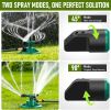 Sprinklers for Yard, Lawn & Garden Sprinkler Automatic 360 Rotating for Large Area Coverage, Grass Water Sprinkler for Kids and Pets Water Fun