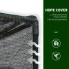 Crop Cage 4x8 Walk-in HDPE Cover Zippered Doors Plant Protector for Herbs Plants