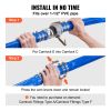 Pool Drain Hose, 2 inch by 50 ft, Durable PVC Material, Includes Aluminum Camlock C & E Connectors and Clamps, Fits Pumps and Sand Filters, Ideal for