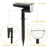 32 LED 800LM Solar Landscape Spotlights, 150Â° Wide Beam Solar Garden Lights with 3 Brightness Modes, IP65 Waterproof Auto On/Off Solar Path Lights fo