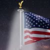 Plastic Eagle Flagpole Head