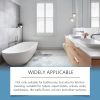 Foaming Bathroom Surface Care Spray Kit, Water Mark & Limescale Reducing Spray with Cleaning Cloth & Sponge, Household Bathroom Maintenance Supplies